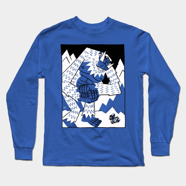 Yeti Long Sleeve T-Shirt by washburnillustration